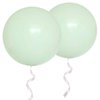 OUPKING 36 Inch Giant Round Balloons Macoron Green 6 Packs Latex Balloons for Photo Shoot Wedding Baby Shower Birthday Party Decorations