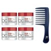 M Hair Designs Detangling Comb for Bonacure Peptide Repair Rescue Deep Nourishing Treatment 30 ml (Pack of 4)