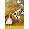 Cow Print Number Balloon Birthday Decorations, 40 inch Number balloon 0-9(Zero-Nine), Cow Balloon for Farm Birthday Party Supplies, Cow Themed birthday party Decorations (Number 3)