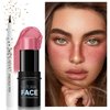 HOSAILY Freckle Pen Blush Stick Sunkissed Makeup Set, Natural Waterproof Fake Freckle Pen Long Lasting Quick Dry Soft Liquid Freckle Marker,Buildable Lightweight Solid Cream Blush for Cheeks