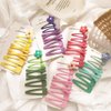 7Pcs Yellow Sweet Flower Women Girl Barrette Bobby Pin Hairpin Hair Clips Decoration Elegant Gold Gifts Hair Clips Clips and Barrettes Hair Accessories