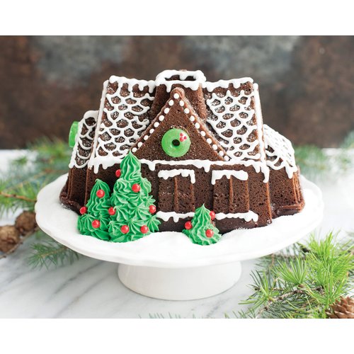 Nordic Ware Gingerbread House Bundt Pan