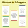 QUALEAP 250 Conversation Cards for Family - Spark Fun & Deep Talks - Family Card Games for Adults, Teens, Kids - Chat Cards Family Pack