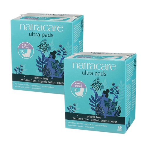 Natracare: Natural Ultra Long Pads With Wings (2 X 10 Ct)