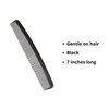McKesson Plastic Hair Comb, Single Patient Use, Black, 7 in, 36 Count