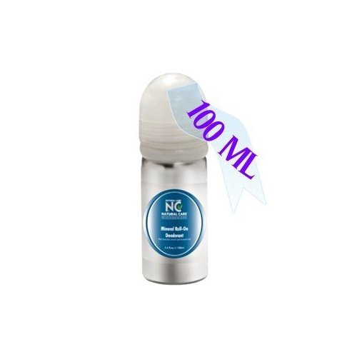 Natural Care Mineral Roll-on Deodorant for Women & Men, Effective Protection, Alcohol-Free, Clean and Comfort, Natural Alum Deodorant
