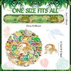 86PCS Reptile Party Favors 50PCS Reptile Stickers 36PCS Reptile Slap Bracelets Alligator Lizard Gecko Snake Turtle Snap Bracelet Reptile Stickers for Kids Reptile Party Supplies Decorations Gifts
