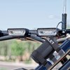 Xislet 2-Strap Style Portable UTV Speaker Mount Compatible with Polaris RZR Ranger Can Am Maverick X3 Kawasaki Mule Attaches 1.5-2.0" Roll Bar Wakeboard Tower Boat Wireless Speaker Bar Mount