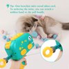 Mewlmart Cat Toys Interactive for Indoor Cats Kitty Toys Cat Toys for Indoor Cats Cat Ball Toy Velcro Sticky Balls Launcher for Cats Balls Cat Enrichment Toys1.2IN 12 Balls