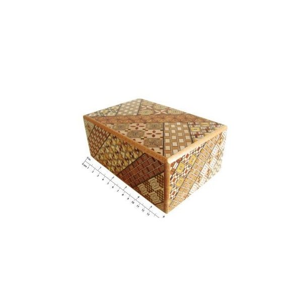 Yosegi Puzzle Box 5 sun 10 steps