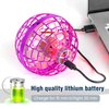 MERRYHOME 2024 Flying Orb Ball Toy: Boomerang Hover Ball Flying Toys, Magic RGB Lights Controller Mini Drone, Floating Ball Toy Fly Spinners Cool Stuff for Kids Adults Birthday Gift (Pink)