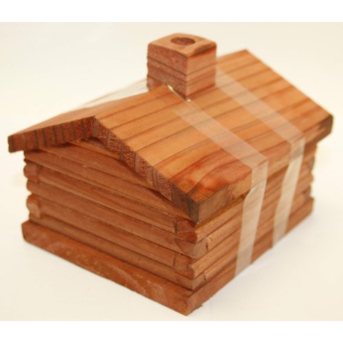 Paine's Red Cedar Log Cabin Incense Burner