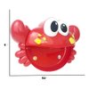 Baby Bath Bubble Toy Bubble Crab Bubble Blower Bubble Machine Bubble Maker with Nursery Rhyme Bathtub Bubble Toys for Infant Baby Children Kids Happy Tub Time (Crab)