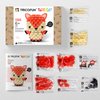 Tricofun Creative Soft Building Blocks, Cute Animal kit Assembling Building Toys Gifts for Kids and 6+ Interactive Building Toy for Kids, Boys, and Girls (1104-FOX)