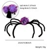 2 Pack Halloween Hair Clips for Women Girls Halloween Spider Hair Clips Spider Web Hair Barrettes Black Horror Hairpins Spooky Alligator Duckbill Hair Pins Halloween Cosplay Costume Hair Accessories