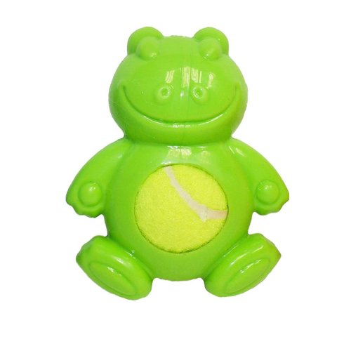 Multipet Tennis Tummy 4" Dog Toy (Assorted Color, 1 Pack)