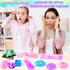 3 Pack Clear Slime, Crystal Slimes, Includes Cute Slime Charms, Scented Slime Kit Party Favors for Girls Boys, Super Soft Slime Bulk Toys for Kids