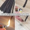 8 Inch 0.6cm Width 10 Strands Loc Extensions Human Hair 100% Human Hair Full Handmade Permanent Dreadlock Extensions Human Hair Can Be Dyed Bleached Curled including Free Crochet Hook and Comb（1B）