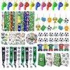 XIPEGPA 146 PCS Soccer Party Favors Soccer Birthday Party Supplies with Soccer Themed Bags Erasers Whistle Stickers Slap Bracelets Keychains for Football Sport Party Favors Goodie Bags Decorations