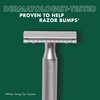 Shea Moisture Men, Double Edge Safety Razor with 10 Refill Double Edge Razor Blades for Men, Platinum Coated, Stainless Steel, Dad Gifts, 1 Razor Handle & 10 Razor Blades per Box