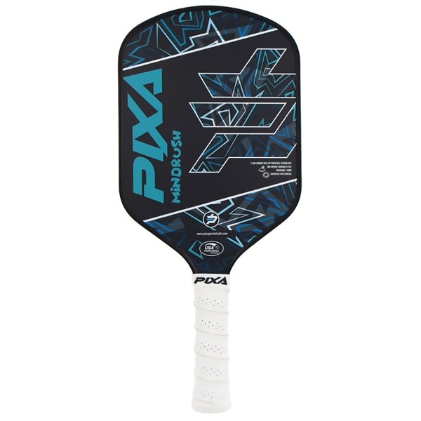 PIXA Mindrush T-300 Carbon Fiber Pickleball Paddle 16mm, Max Grit/Advanced Friction Surface, Amazing Power, Control, and Spin: USAPA Approved Great Gift!