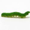24Pcs Simulation Caterpillar Plastic Fake Worm Crawling Halloween Prank Toy Educational Learning Toys for Kids (Random Style)