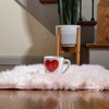 Super Area Rugs Ultra Soft & Fluffy Faux Sheepskin Rug, Light Pink 2 x 3 Feet Carpet for Bedroom Living Room