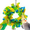810 Small Bowtie Ring Bird Toy Parrot Toys cage Cages Cockatiel Budgie Lovebird Swing.
