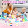Magnetic Blocks - 35PCS Magnetic Building Blocks for Toddlers 1-3 STEM Magnetic Cubes for Kids Ages 2-4, Classroom Must Haves Magnet Toys for Kids Ages 3-5, Christmas Birthday Gifts for Girls & Boys