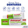 Secure Sensitive Gums Waterproof Denture Adhesive Zinc Free with Aloe Vera & Myrrh - Extra Strong 12 Hour Hold - 1.4 oz