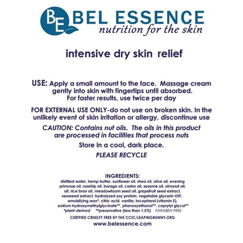 Bel Essence Anti-Aging Face Moisturizer - All-Natural Intense Face Moisturizer for Dry Sensitive Skin - All Day Hydrating Anti-Wrinkle Face Cream to Soothe, Restore, Reduce Fine Lines - 1.5 Oz