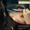 DEMAXA Professional Hair Scissors 6.5 Inch - Premium High Carbon Stainless Steel Barber Salon Hair Shears for Haircut Scissors - Ergonomic Design Super-Sharp Hair cutting Scissors Blades