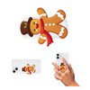 Yuibthr Phone Grip Cute 2D Shape Collapsible Expandable, Christmas Decorations Smartphone Tablet Cell Phone Grip Stand Holder (Gingerbread Man-26)