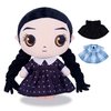 Rugvan Girls Plush Dolls Toy with 3 Dress-Up Outfits,10 Inches Halloween Doll with Dresses,Stuffed Doll Set for Birthday and Party Favors, for Girls and Kids