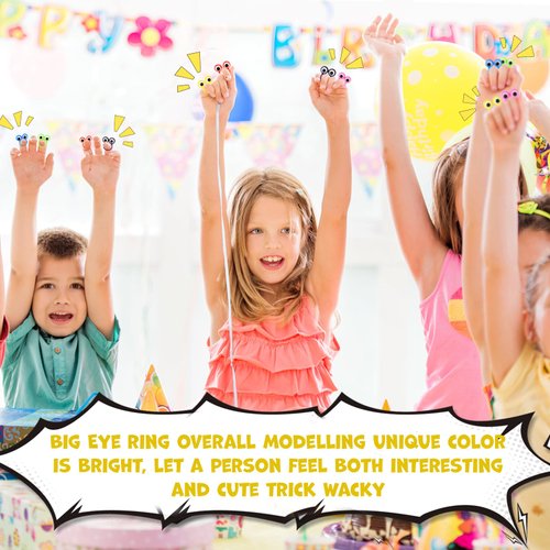 Liesedada 120 PCS Party favors in the nature of small toys Eye Finger Puppets Toys Set Mini Eye Finger Puppets and Classroom Rewards for Kids.