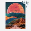 Galison Cosmic Highway – 1000 Piece Puzzle Fun and Challenging Activity with Bright and Bold Artwork of Surreal Landscapes for Adults and Families