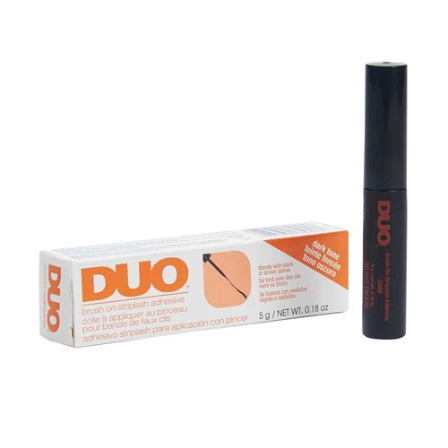 DUO Brush-on Strip Lash Adhesive, Dark, 0.18oz, 1-Pack
