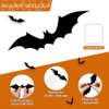 Quimoy Have a Killer Birthday Decorations, Halloween Banner Decorations, Halloween Decorations with 12 Pcs Bat Wall Sticker Décor Party, Kid Party,Haunted House Decor-Black