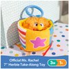 Ms. Rachel Official Herbie Sensory Take-Along Toy, Baby Swing & Baby Stroller Teething Toys w/Rattle & Clip, Toddler Toys for Girls & Boys Ages 3 Months to 1+