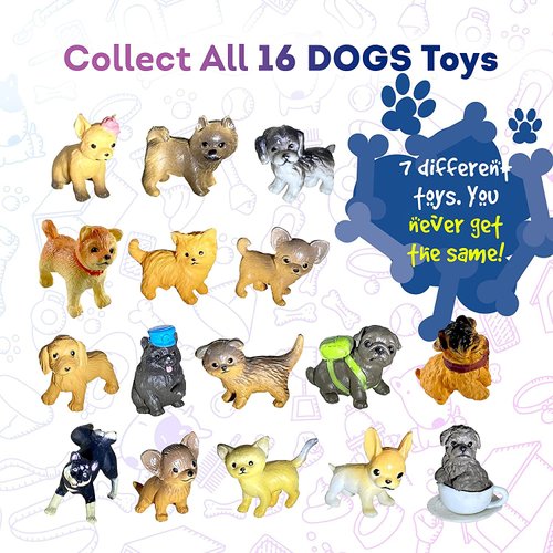 Bath Bombs with Toys for Kids with Little Puppies Toys Inside | Collect All Surprise 16 Dogs in Bubble Bath Kids Bombs | Great Gift for Toddlers, Children, Boys and Girls | Made in USA