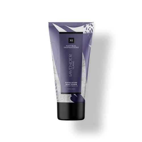 Natural Inspirations Lavender Ylang Exfoliating Face + Body Scrub 6oz