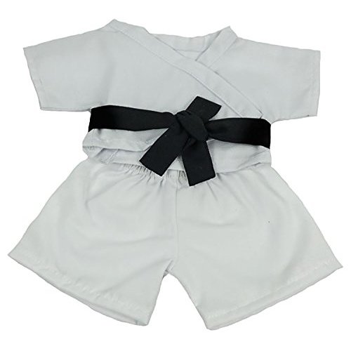 Karate Outfit With Belt Teddy Bear Clothes Fit 8 inch to 10 inch Build-a-bear and Make Your Own Stuffed Animals
