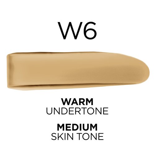 L'Oreal Paris True Match Super-Blendable Foundation, Medium Coverage Liquid Foundation Makeup, W6, Medium, 1 Fl Oz