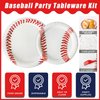 96 Pcs Baseball Party Decorations Bundle Paper Plates Napkins For Baseball Birthday Party Favors