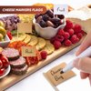 Cheese Butter Spreader Knives Set Charcuterie Accessories Stainless Steel Spreader Knives Charcuterie Boards Utensils Mini Serving Tongs Spoons and Forks for Pastry Making (Silver)