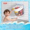 UNEEDE Bath Toy Organizer,4.15 Gallons Bathtub Toy Storage Organizer,Quick Access Bath Toy Holder For Bathtub,Baby Organizer And Storage,Quick Dry Baby Bath Toy Storage For Tub,Mesh Shower Caddy(Gray)