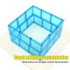 Clear Tranparent Flat Plates Bricks, 24 Pieces and Parts 1x6x5 Classic, Window Bulk Building Blocks Accessories (Transparent) (Transparent Mixed)
