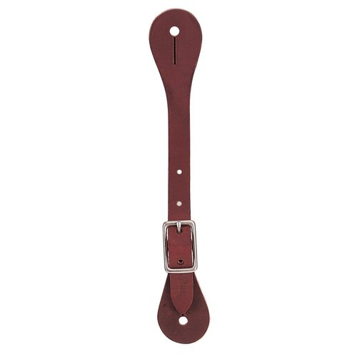 Weaver Leather Women's Latigo Leather Spur Straps, Burgundy