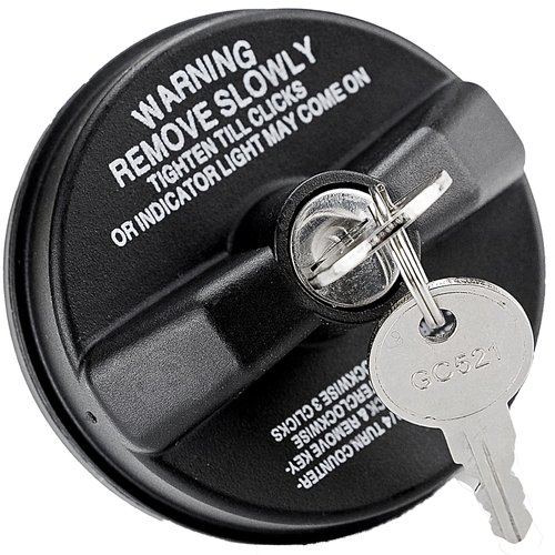 Locking Gas Cap, Lock Fuel Cap Replace 12495845 Compatible with Chevy, GMC, Toyota, Honda, Nissan...