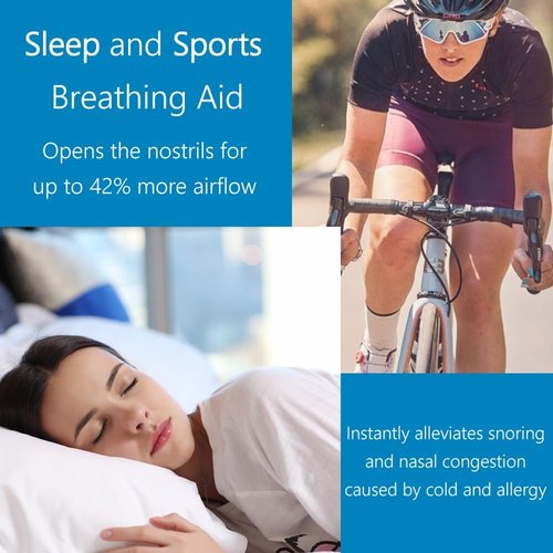 WoodyKnows Super-Support Nasal Dilator | Improves Sleep and Sports Airflow | Nose Congestion and Snoring Aid (S 4Pack)